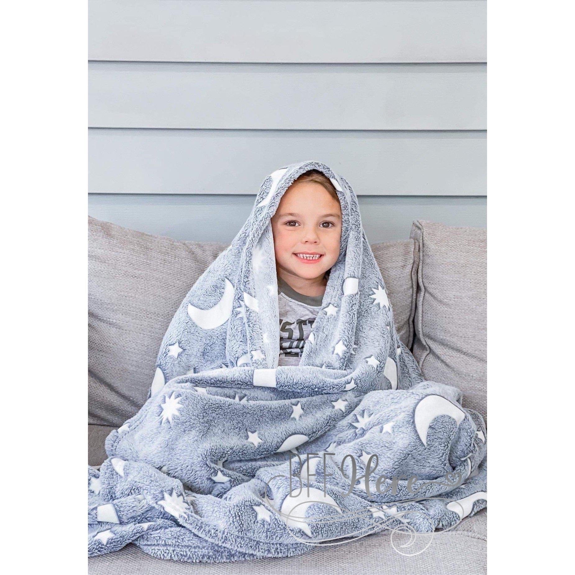 PREORDER—Glow In The Dark Star Blanket — Choice of Color - BFF Here