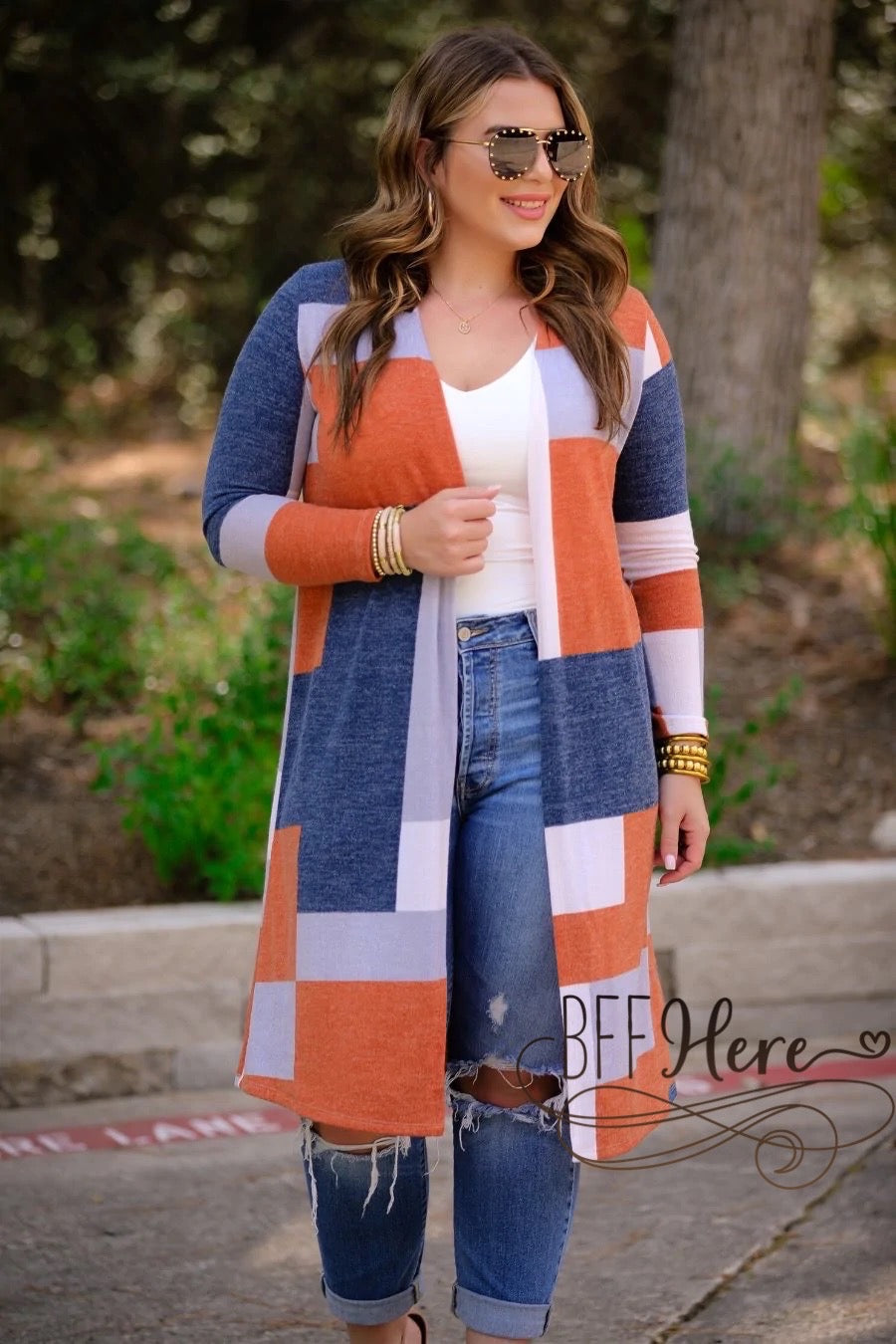 Fall Feeling Color Block Cardigan - BFF Here