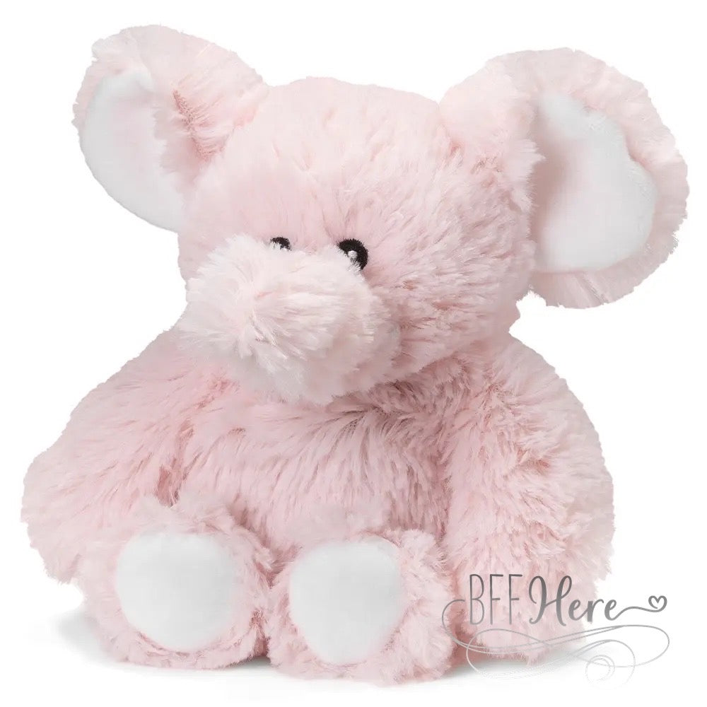 PREORDER — Warmies® Cozy Plush -- Pink Elephant - BFF Here