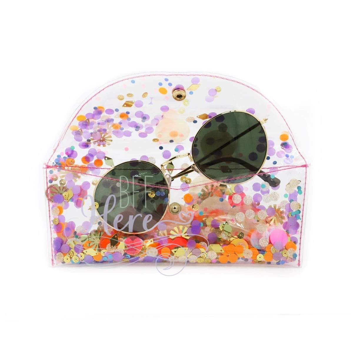 Side of Sunshine Sunglasses Case by Packed Party - BFF Here