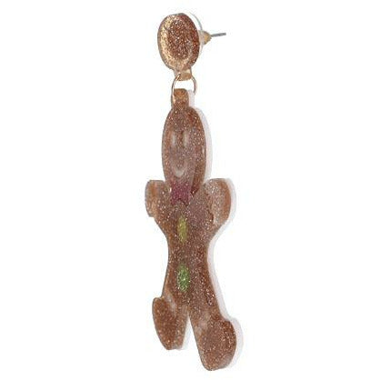 Gingerbread Man Earrings - BFF Here