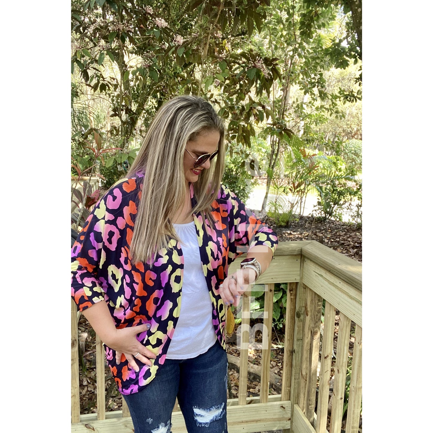 Everly Colorful Leopard Cardigan -- Choice of Color - BFF Here