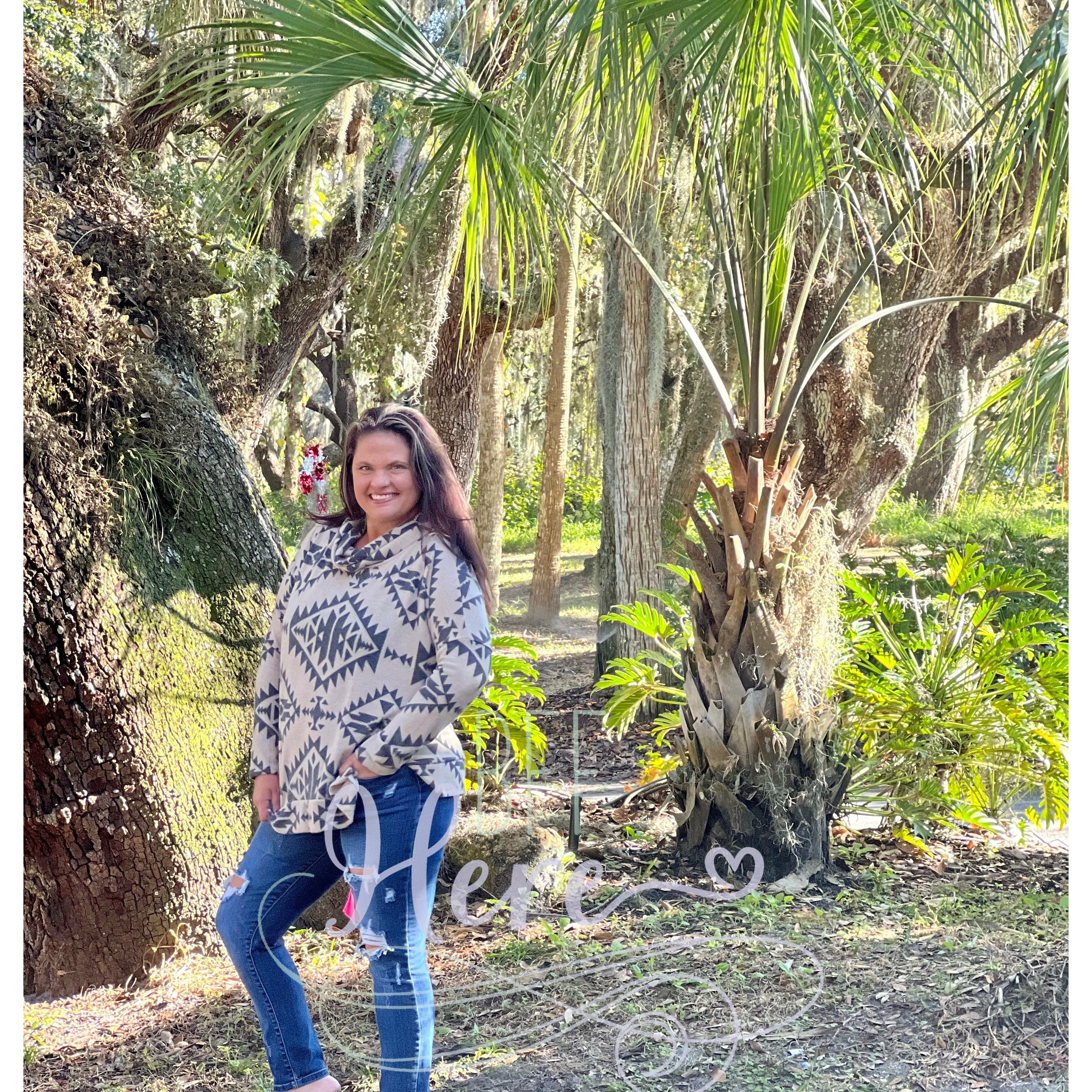 Tyler Aztec Cowl Neck Top - BFF Here