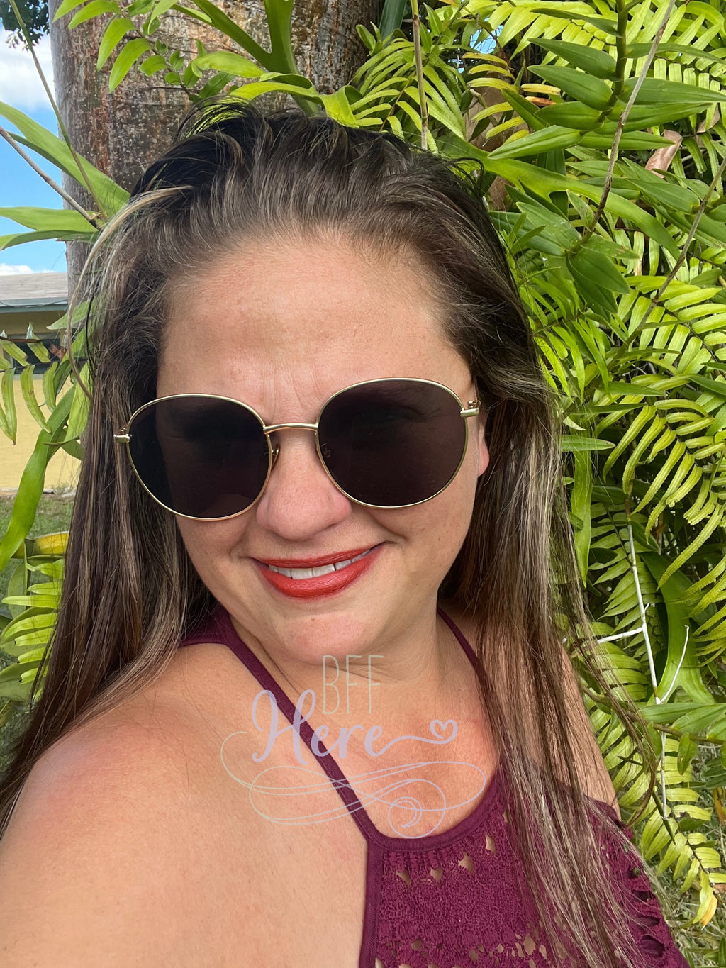 Better By The Pool Round Sunglasses -- Choice of Color - BFF Here