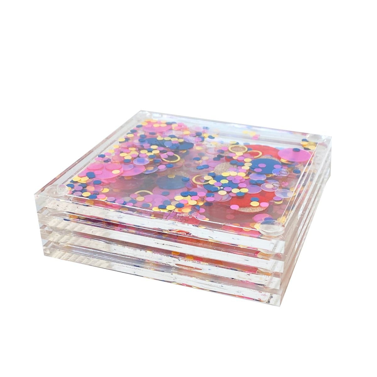 Just Coastin' Confetti Coasters by Packed Party - BFF Here