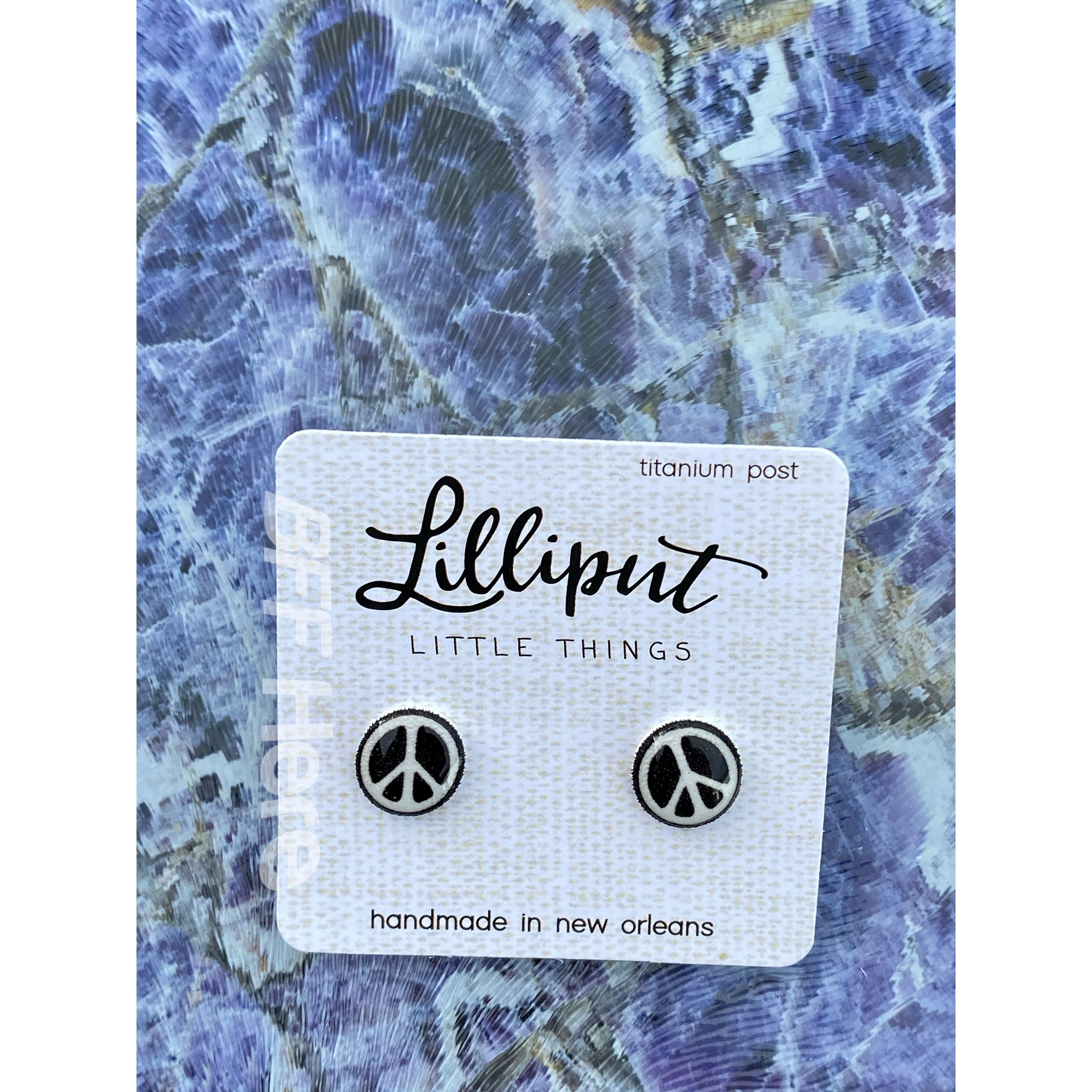 Peace Sign Earrings - BFF Here