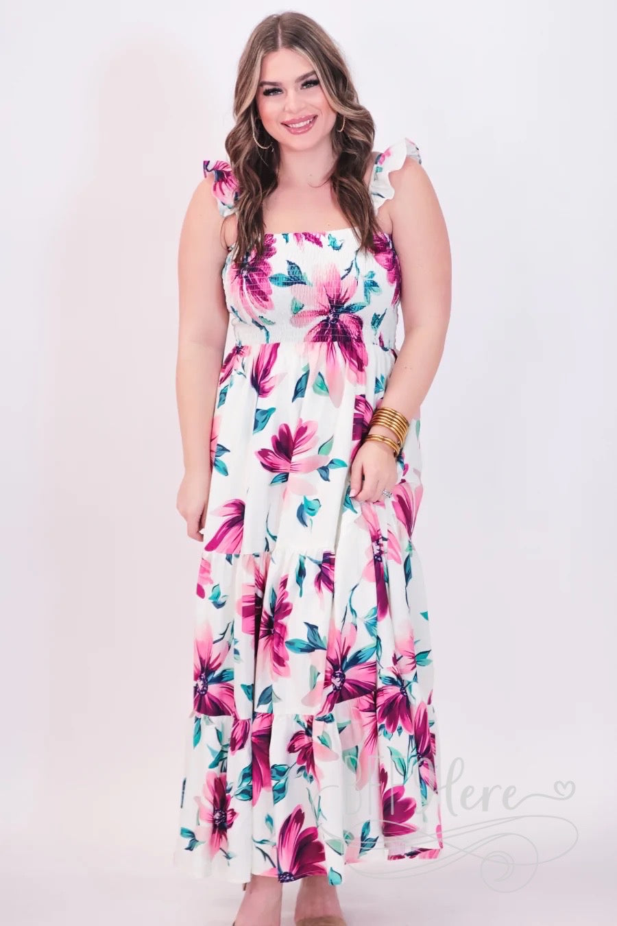 PREORDER-Hamptons Floral Maxi Dress - BFF Here