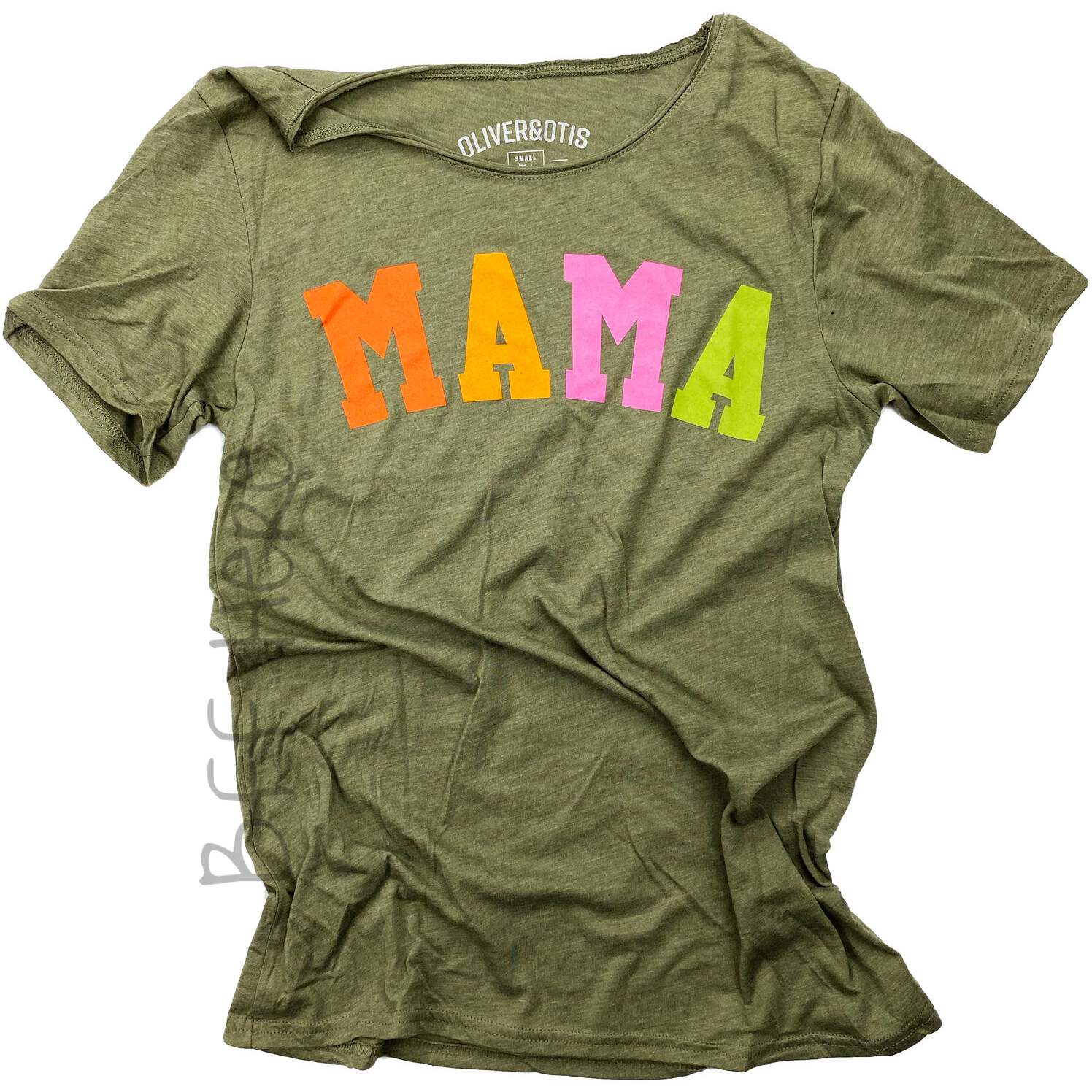 Mama Raw Hem T-Shirt - BFF Here