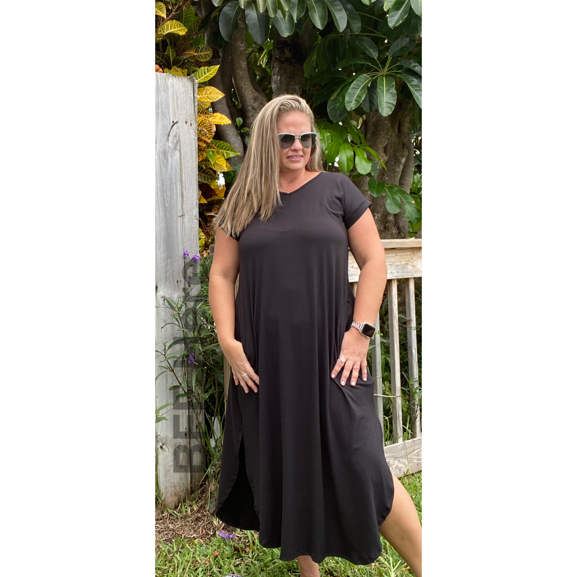 Libby T-Shirt Maxi Dress -- Choice of Color - BFF Here