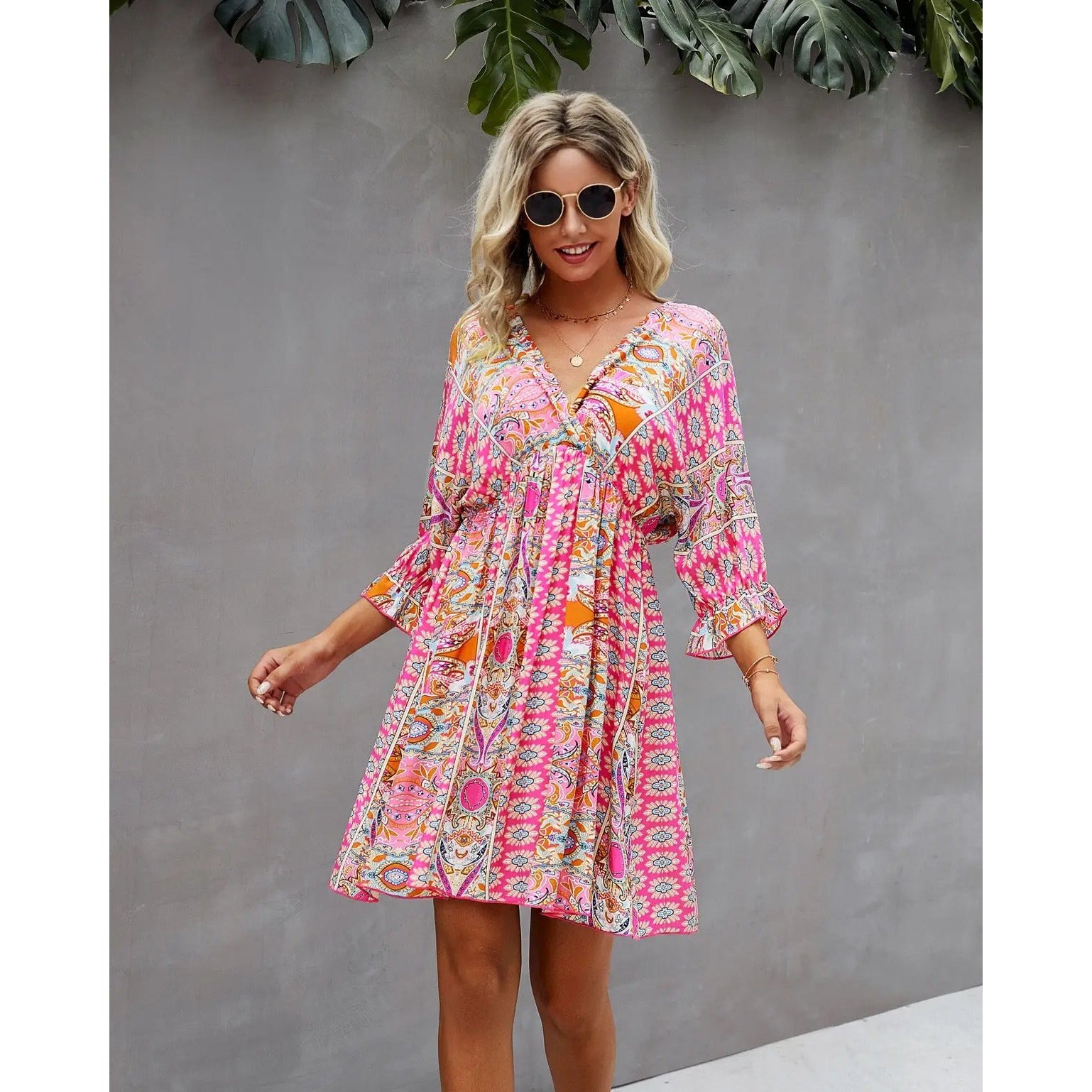Misty Paisley Dress - BFF Here