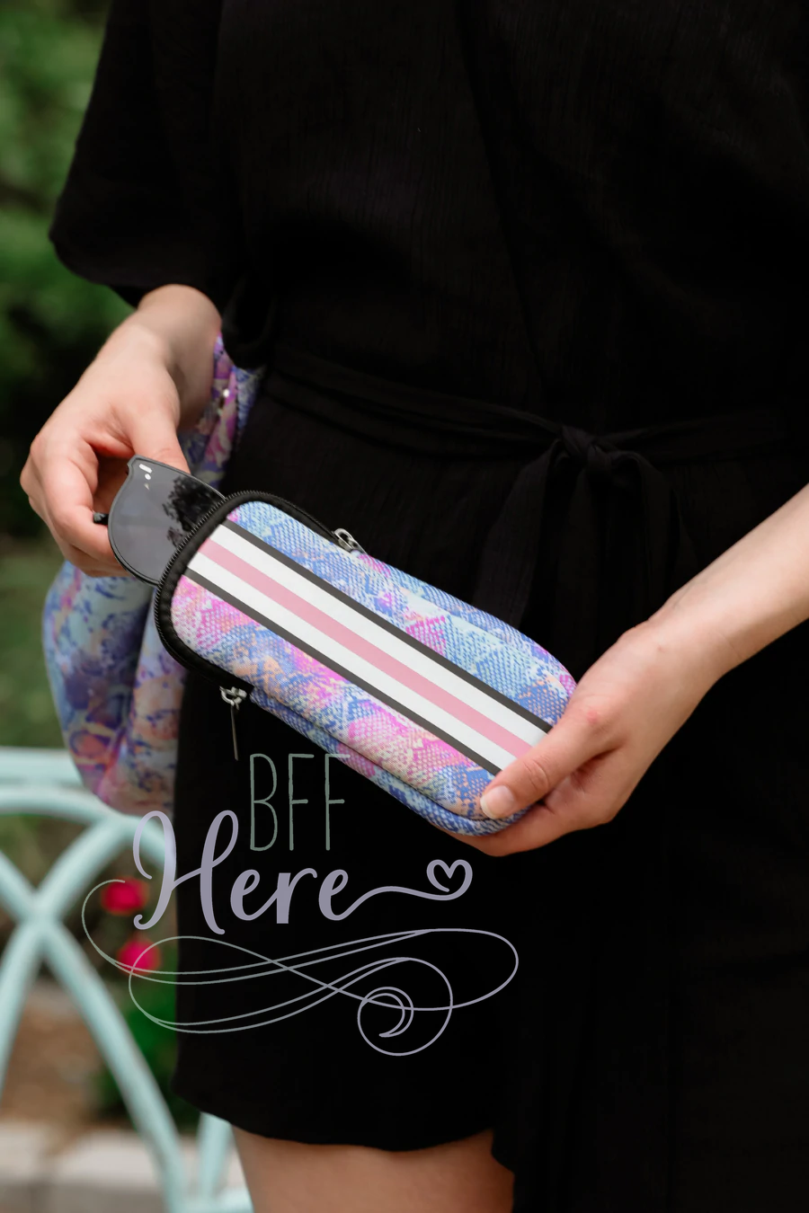 Neoprene Sunglass Case -- Salt & Sand - BFF Here