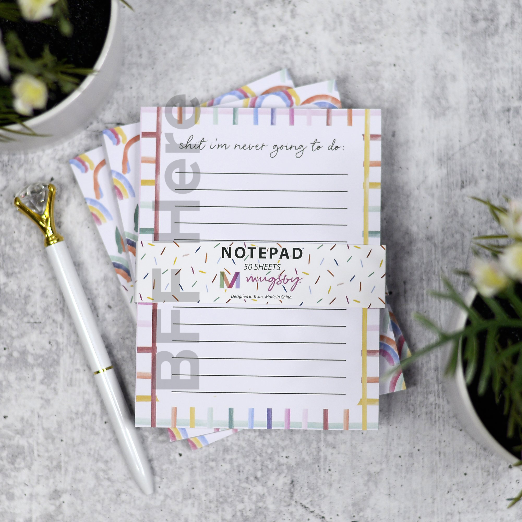 Shit I'm Never Going To Get Done Notepad - BFF Here