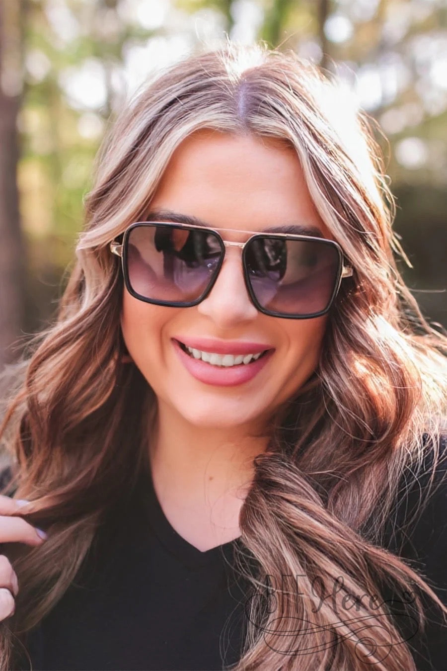 Cabana Retreat Square Framed Sunglasses - BFF Here