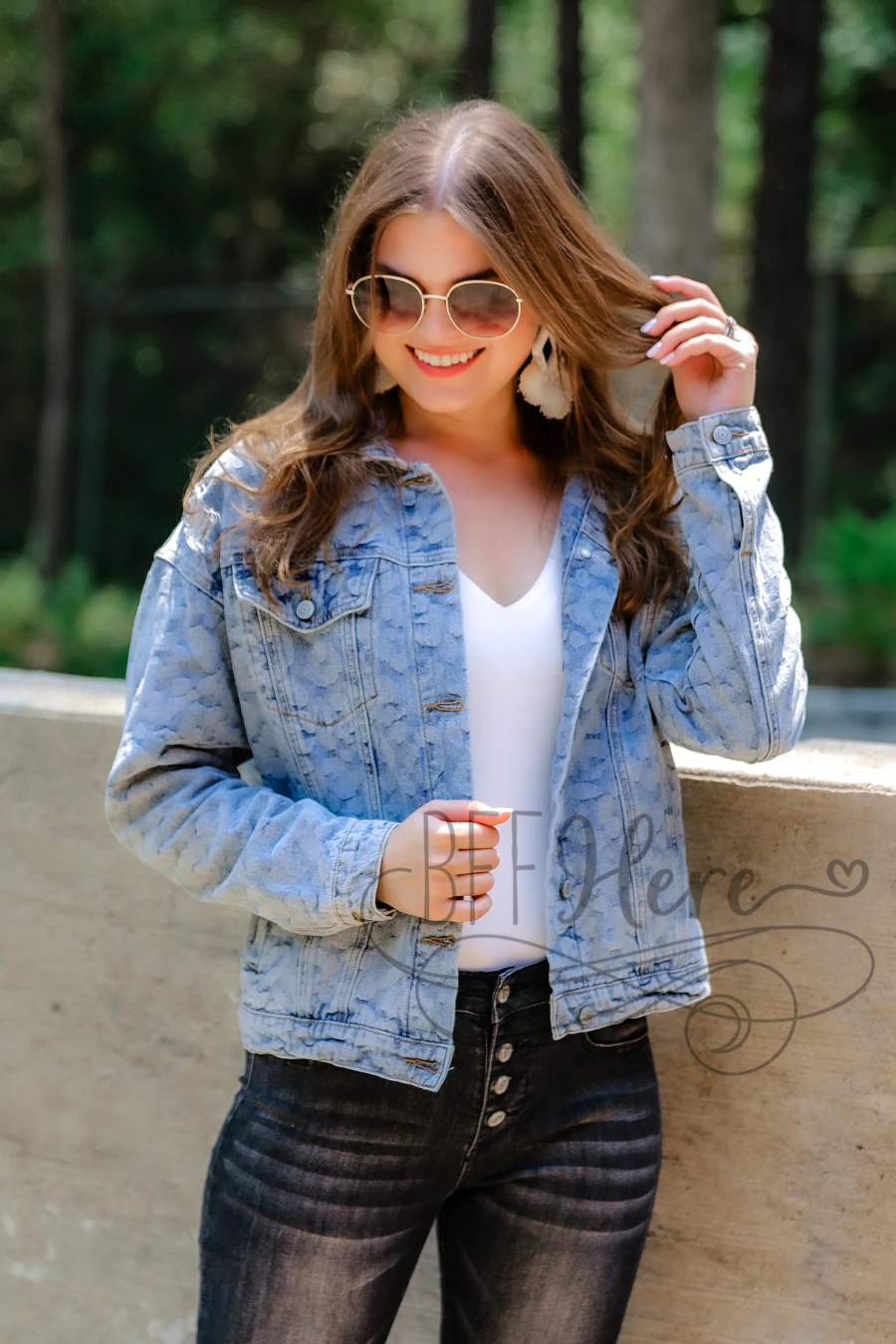 Layton Leopard Denim Jacket - BFF Here