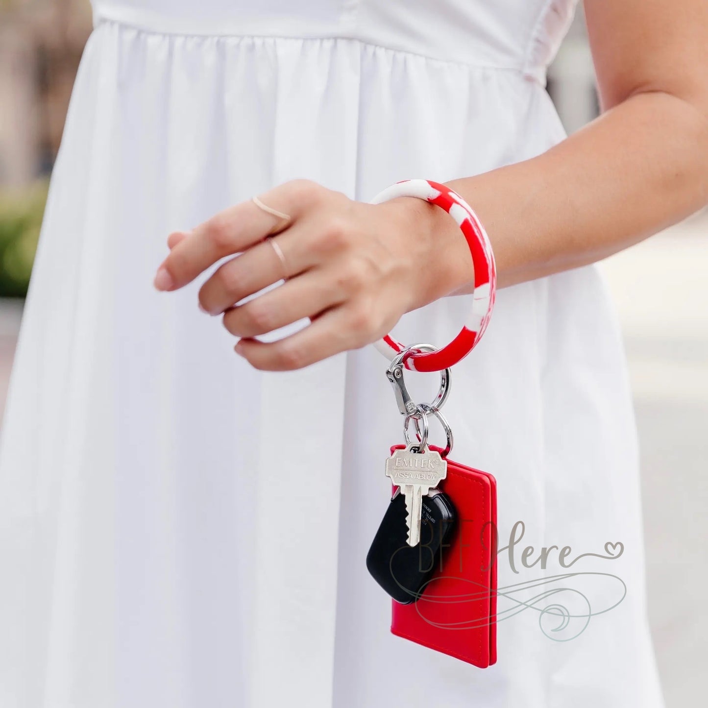 Cherry On Top Marble - Silicone Big O-Key Ring  by Oventure - BFF Here