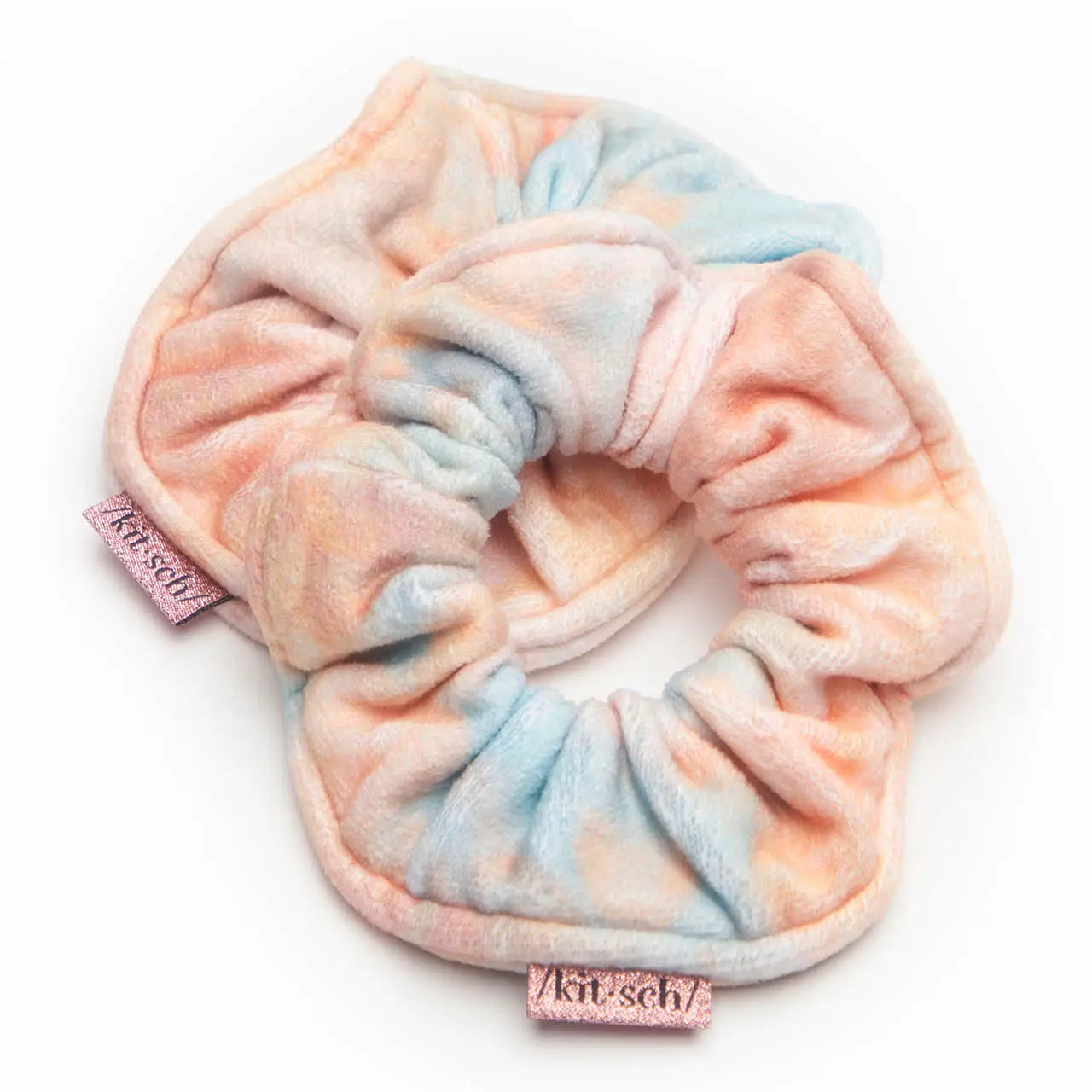 Microfiber Towel Scrunchies —  Sunset  Tie Dye - BFF Here