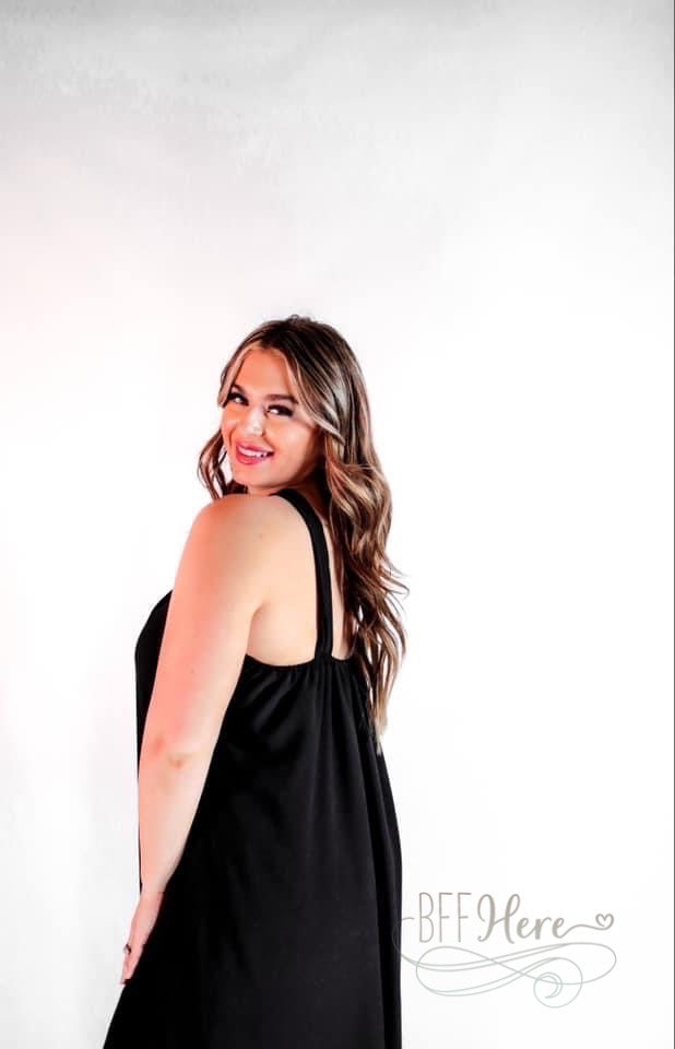 PREORDER-Carmen Maxi Dress / Black - BFF Here