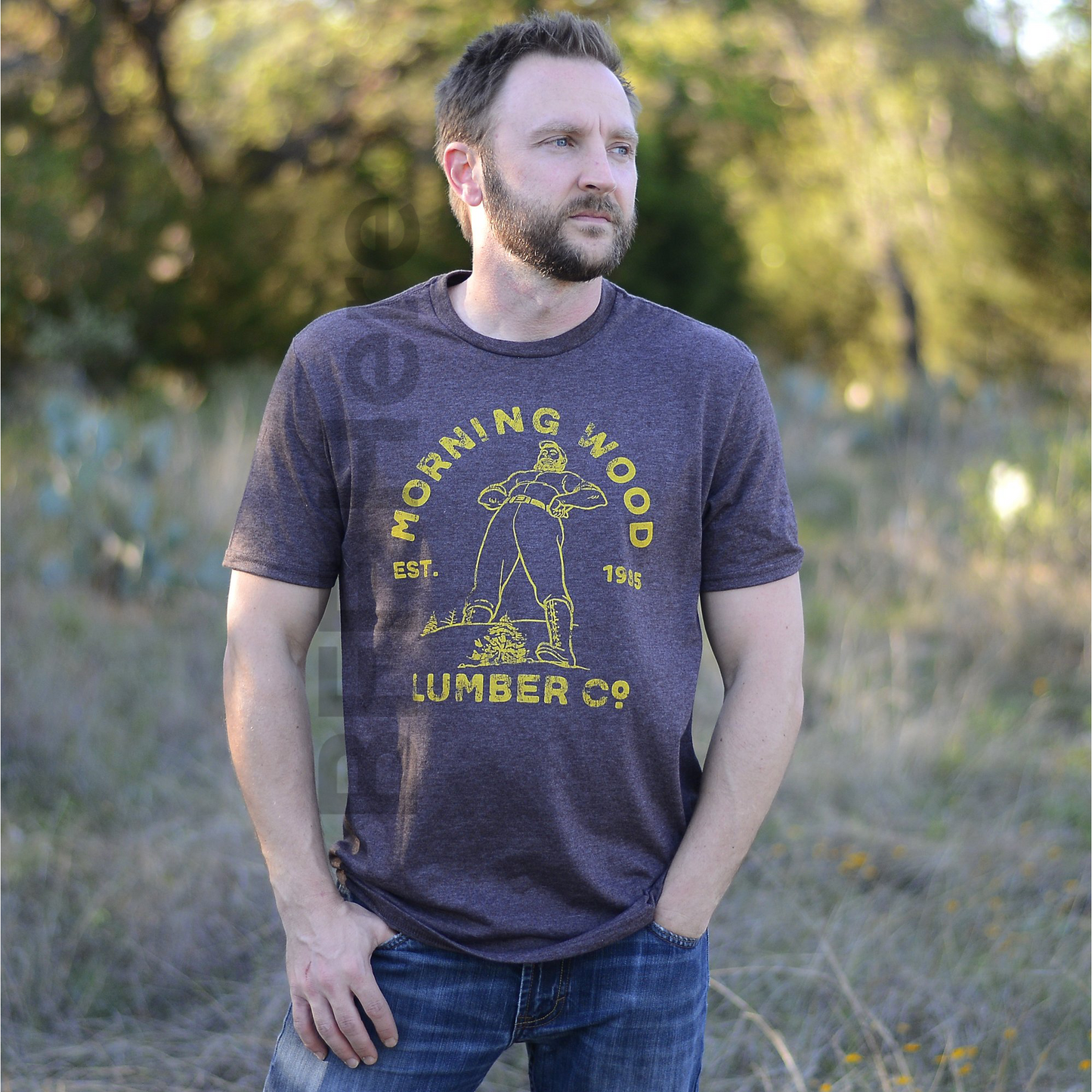 Morning Wood Lumber Company T-Shirt - BFF Here