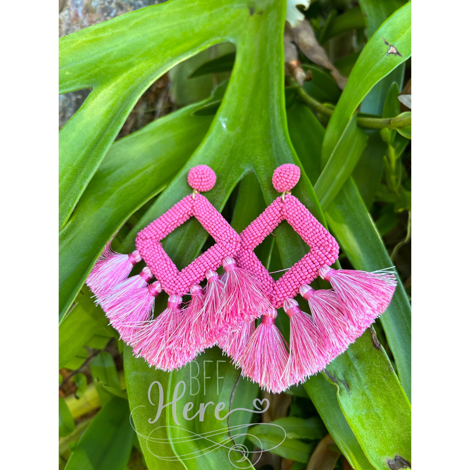 Ellie Fringe Drop Earrings - BFF Here