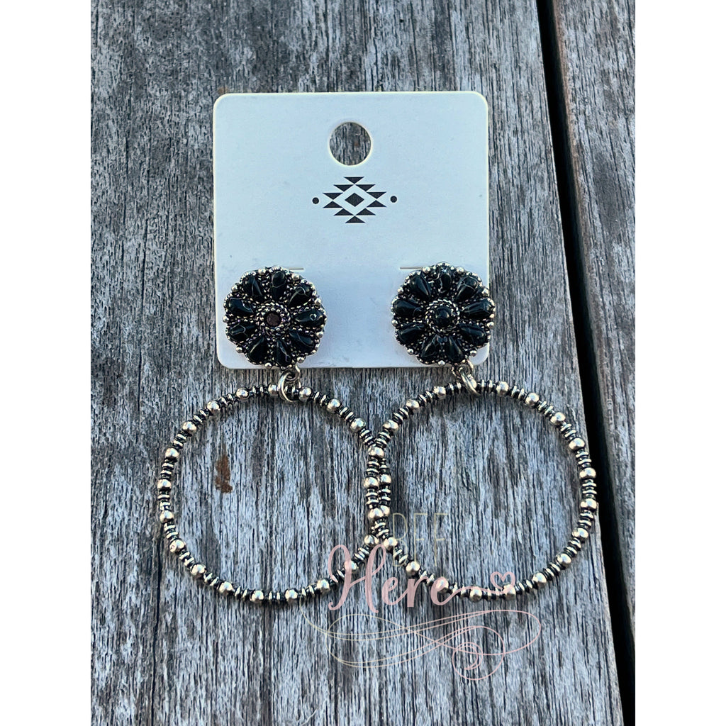 Viviana Concho Hoop Earrings -- Choice of Style - BFF Here