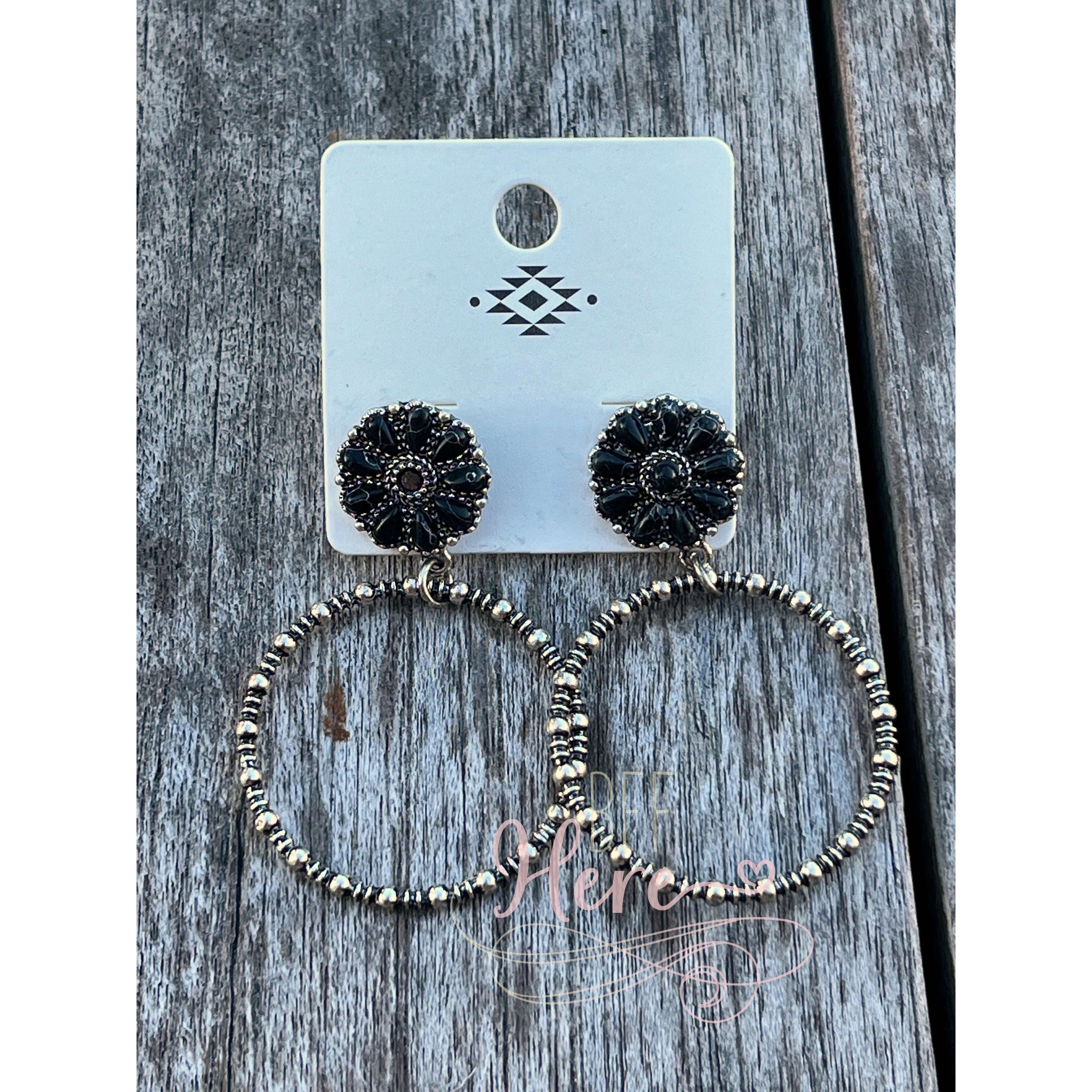 Viviana Concho Hoop Earrings -- Choice of Style - BFF Here