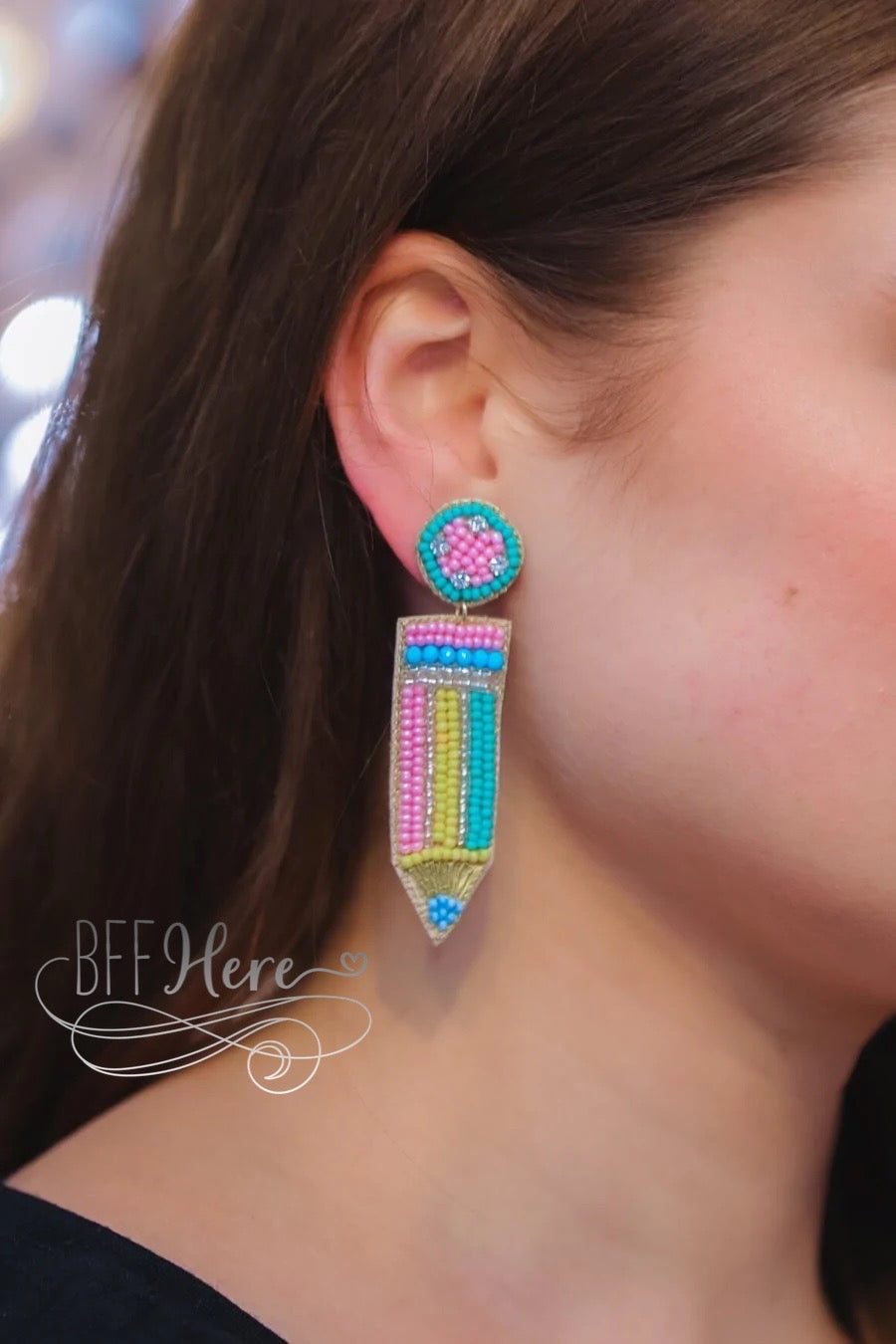 Great Day To Learn Beaded Earrings - BFF Here
