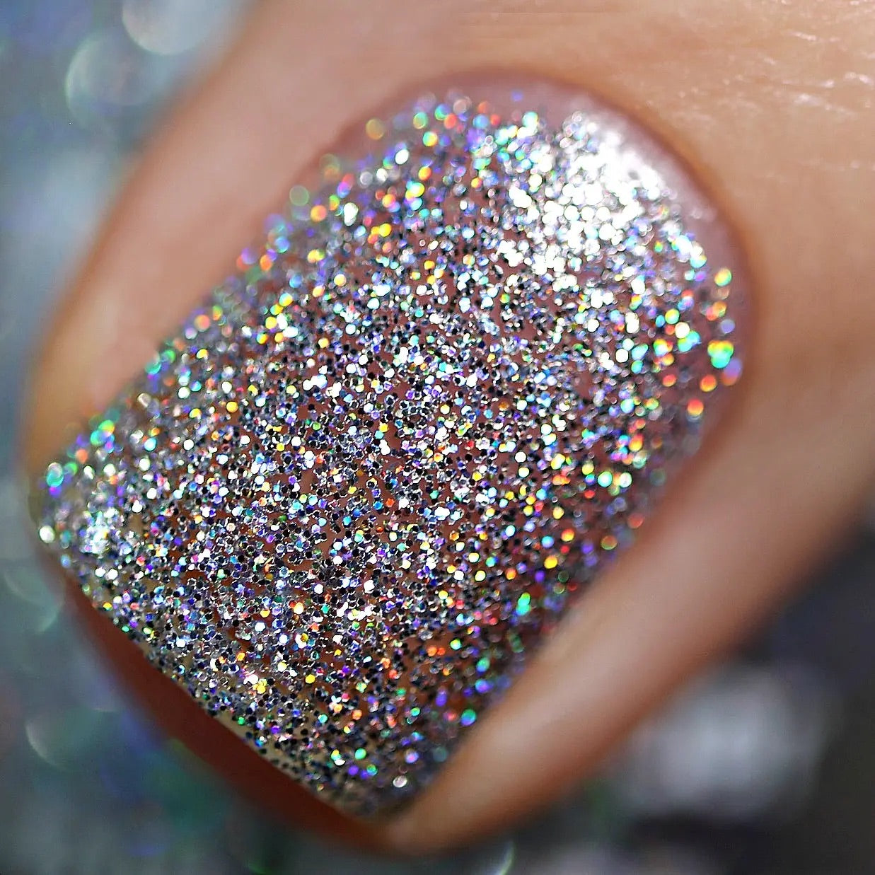 Disco Ball - Rainbow Sparkle Nail Polish - BFF Here