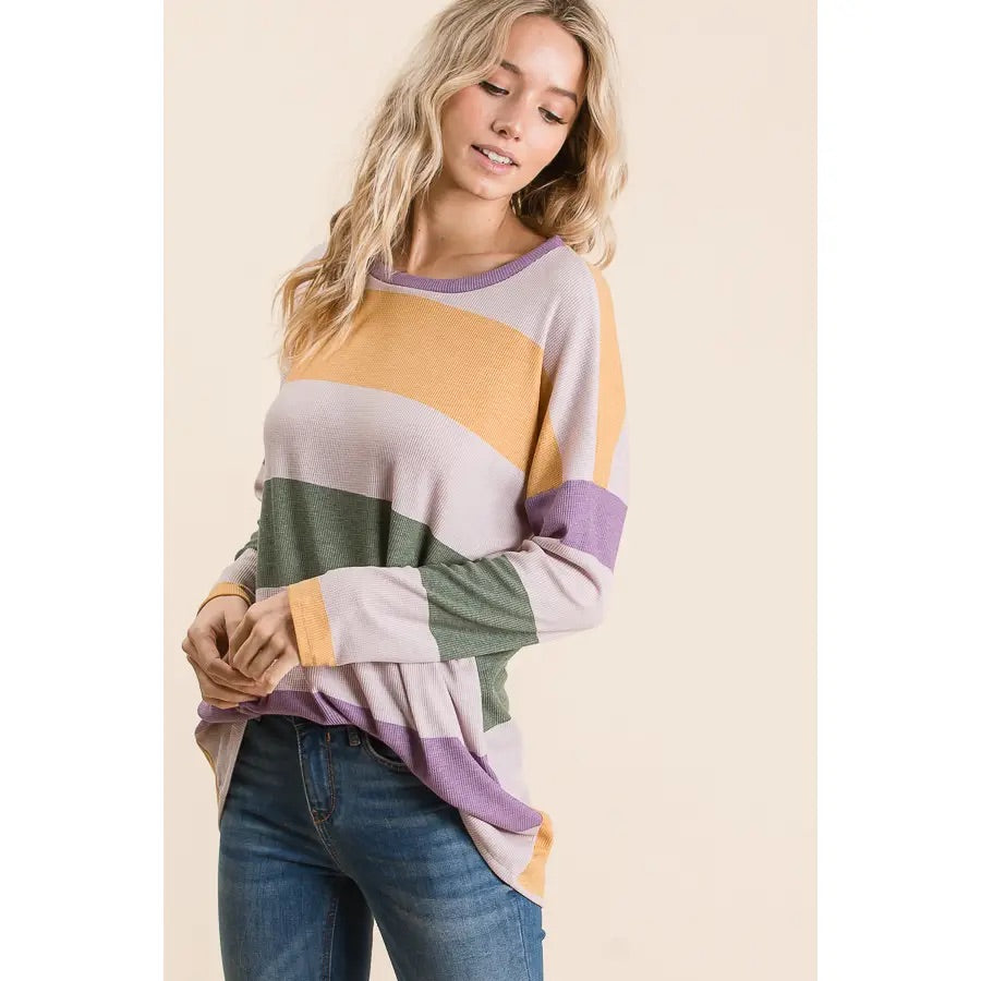 Bold Stripe Knit Top - BFF Here