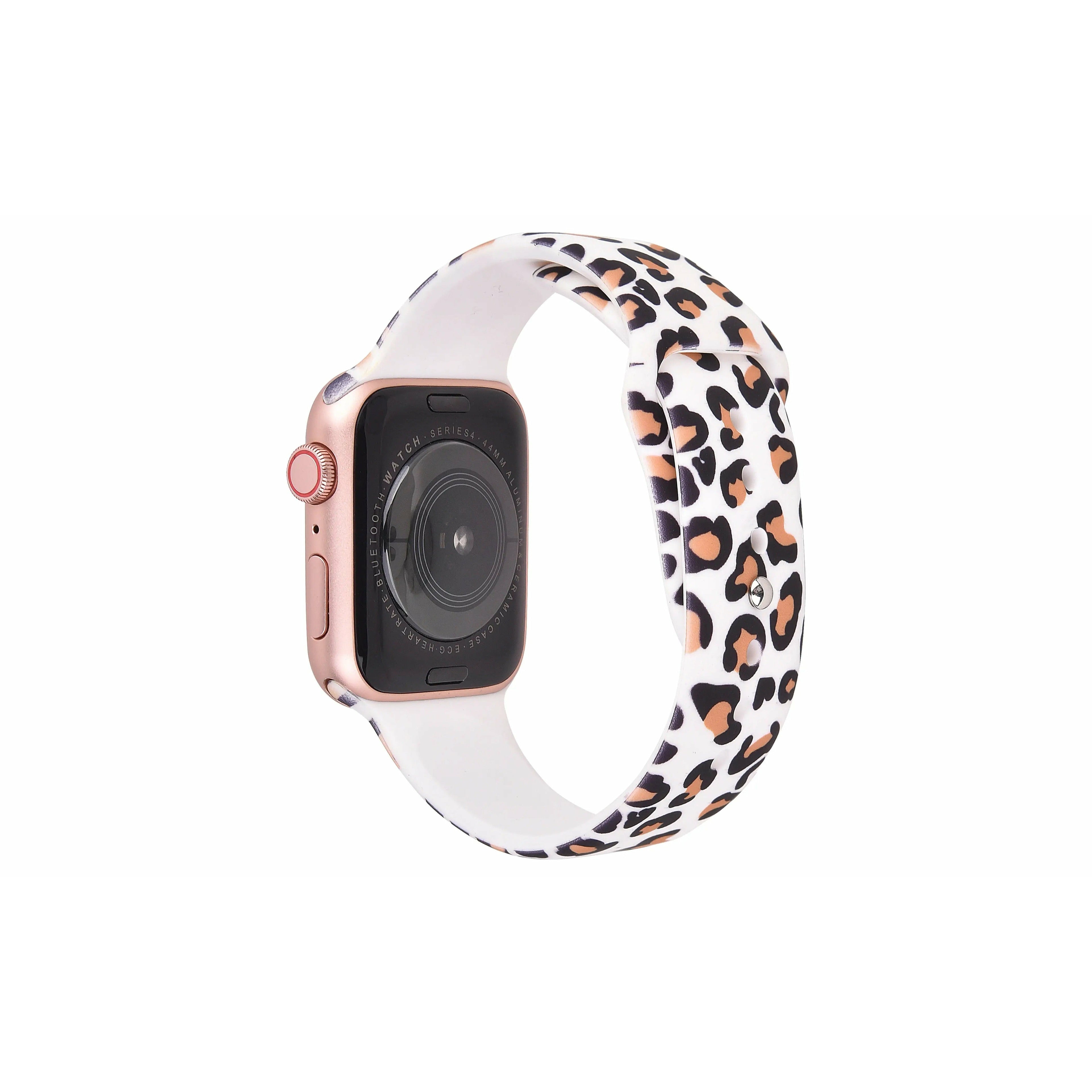 Apple Watch Bands -- White Cheetah - BFF Here