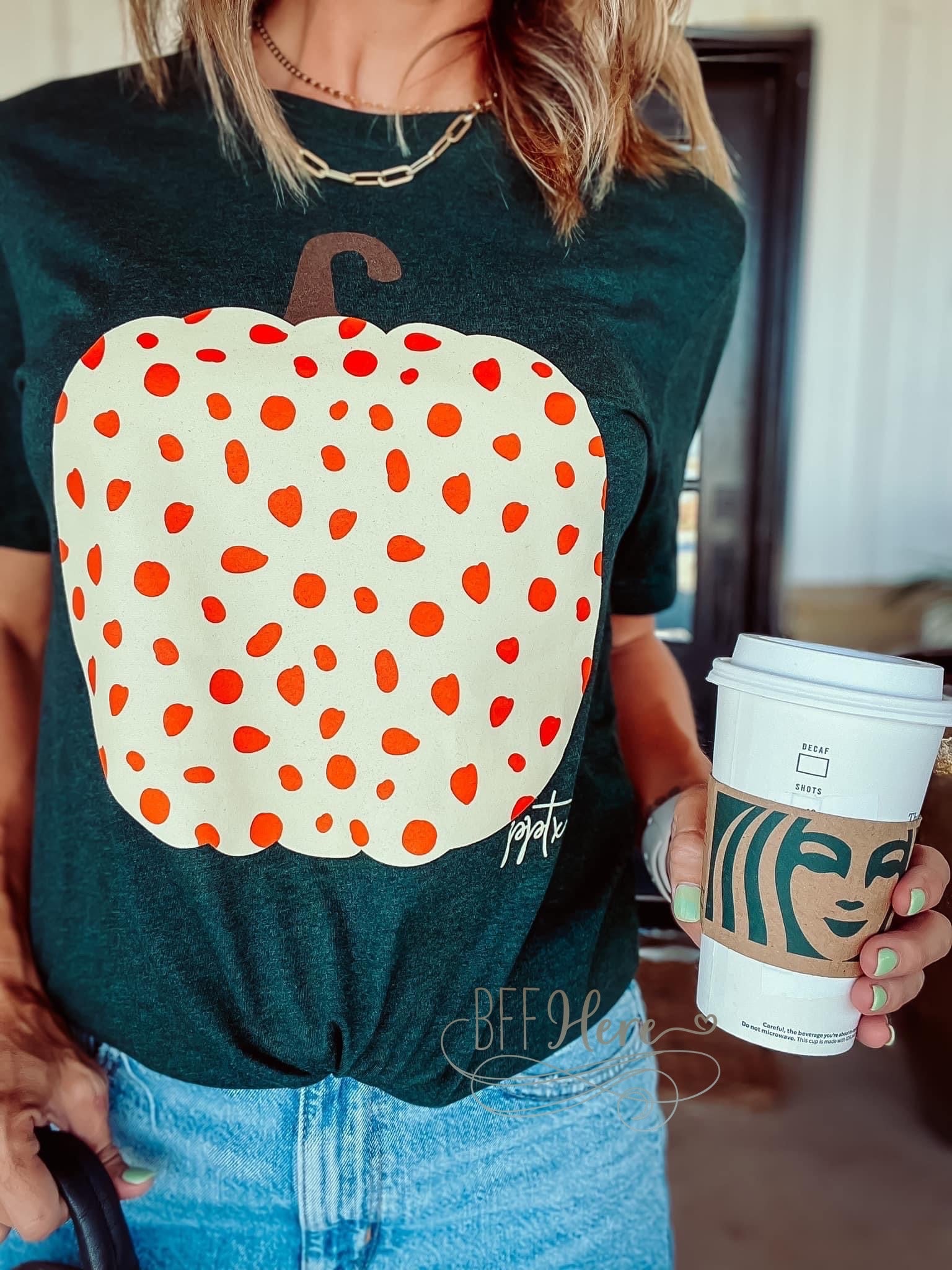 Spotted Pumpkin T-Shirt - BFF Here