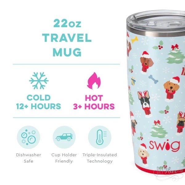 Santa Paws Travel Mug (22oz) by Swig Life - BFF Here