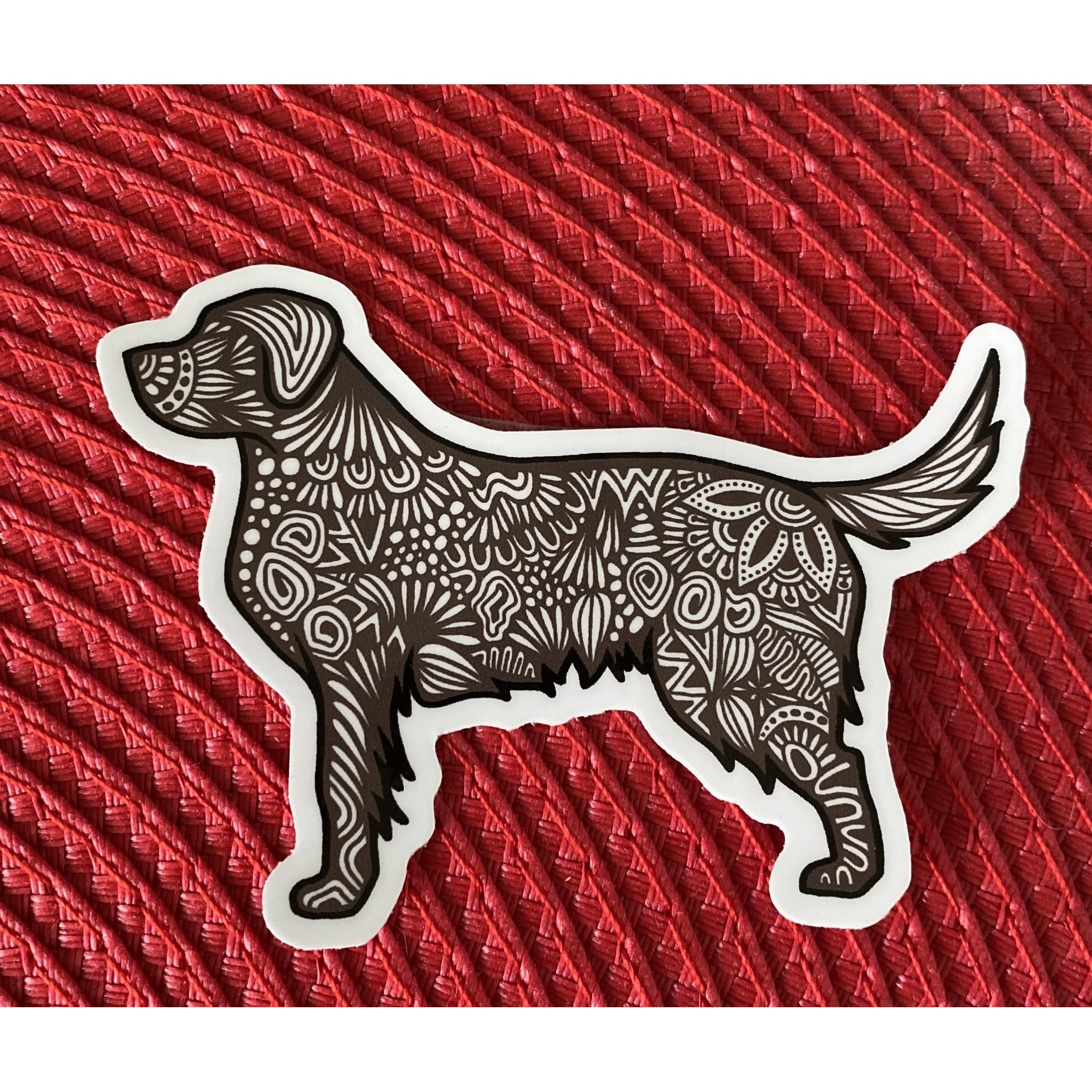 Chocolate Lab Sticker - BFF Here