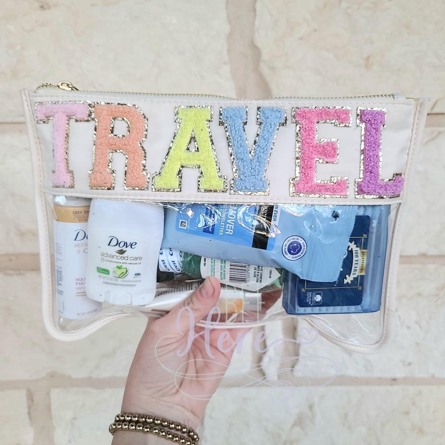 Nylon Clear Bag: Travel - BFF Here