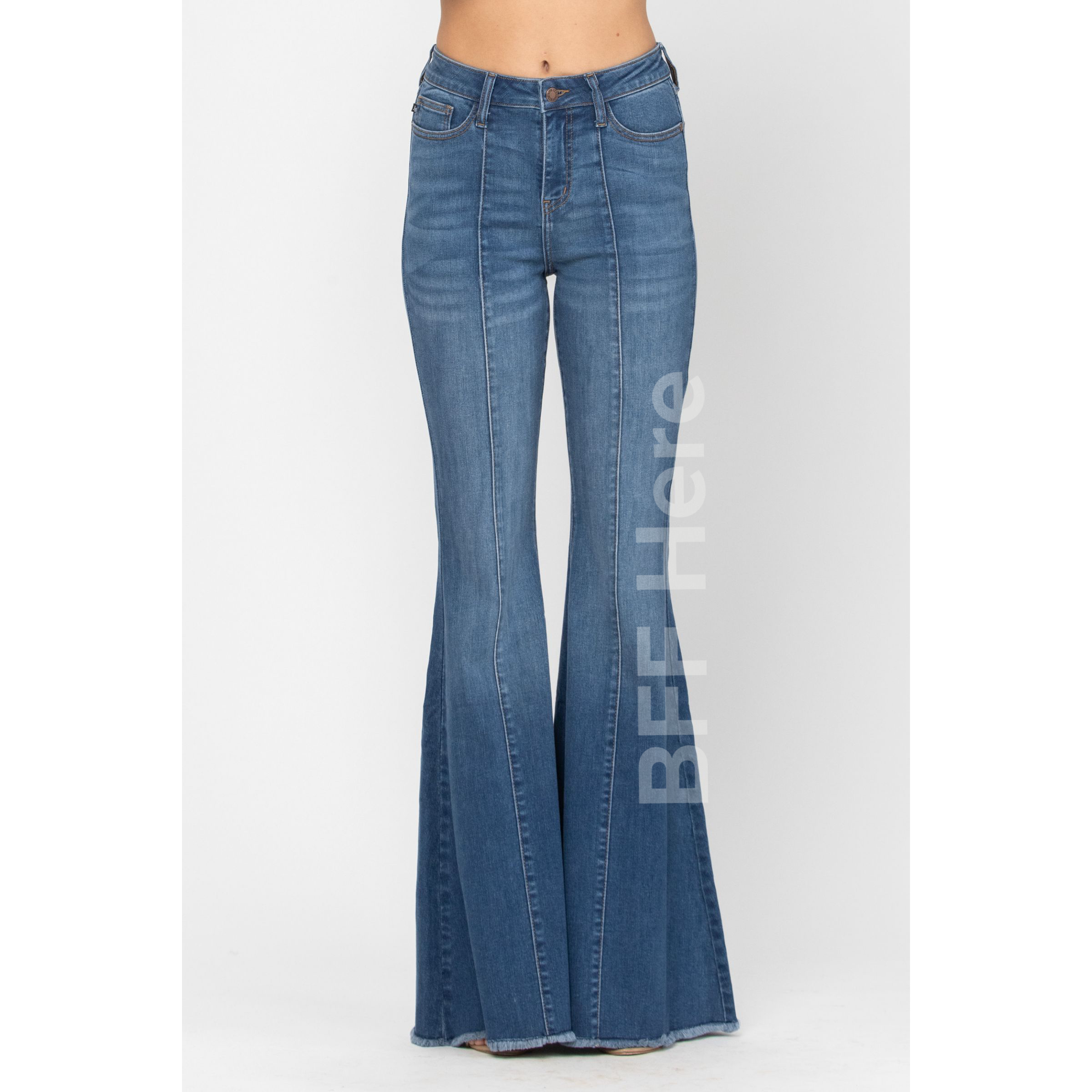 High Rise Flaire Jeans by Judy Blue - BFF Here