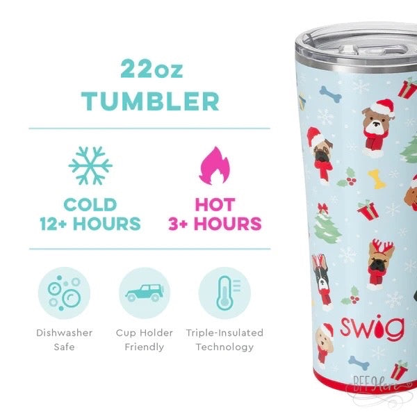 Santa Paws Tumbler (22oz) by Swig Life - BFF Here