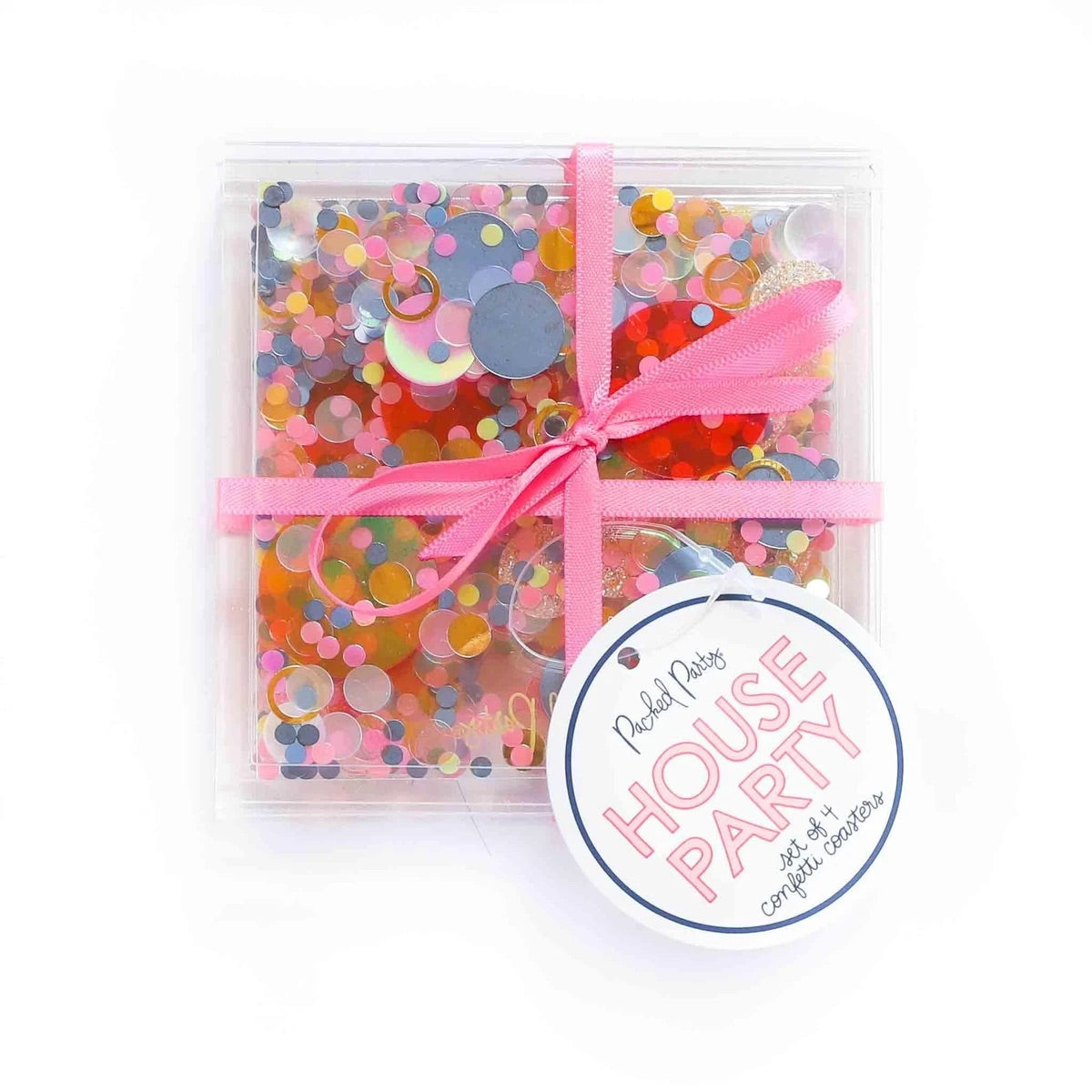 Just Coastin' Confetti Coasters by Packed Party - BFF Here