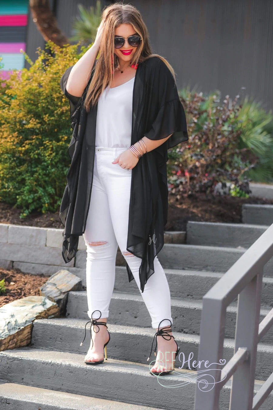 Addy Ruffle Kimono - BFF Here