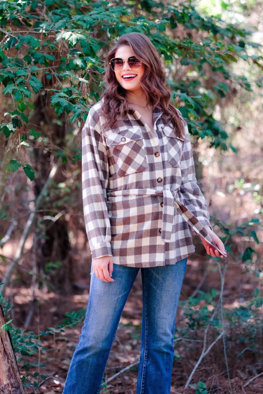 Maple Plaid Shacket - BFF Here