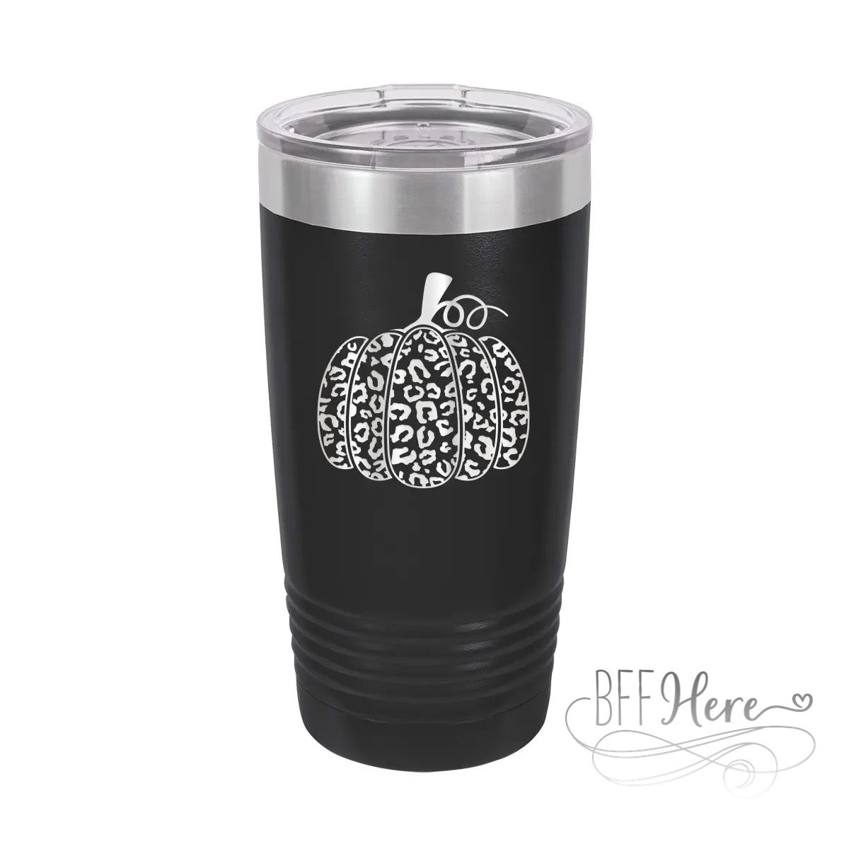 Leopard Pumpkin Tumbler - BFF Here