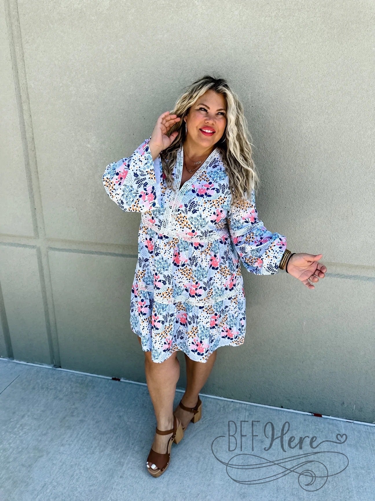 PREORDER—Rosalyn Floral Dress - BFF Here