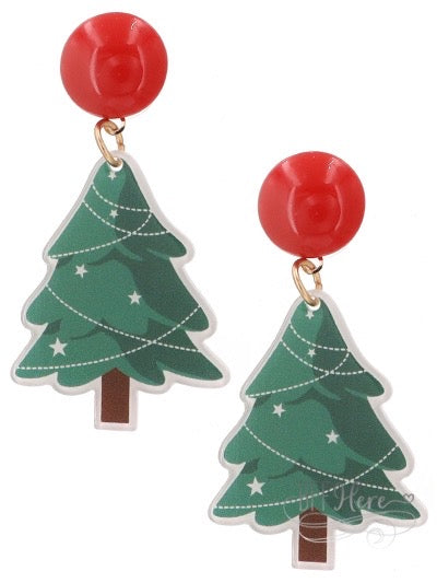 Oh Christmas Tree Earrings - BFF Here