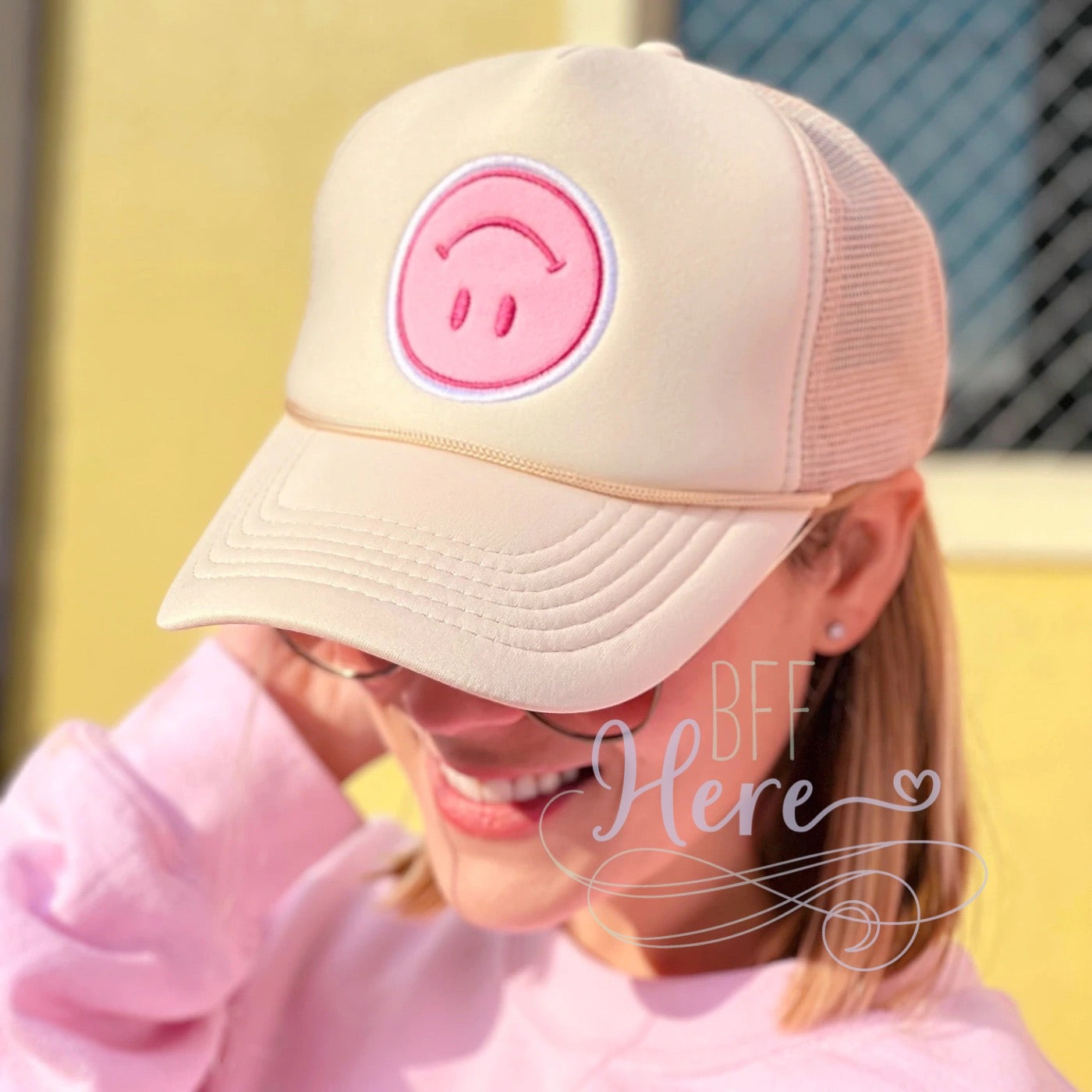 Bread-N-Butter Smiles All Around Hat by Packed Party - BFF Here