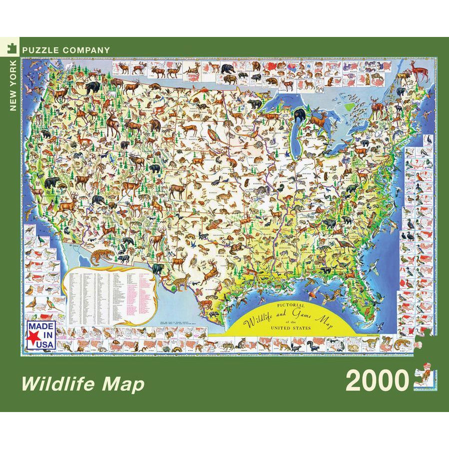 Wildlife Map Puzzle - BFF Here