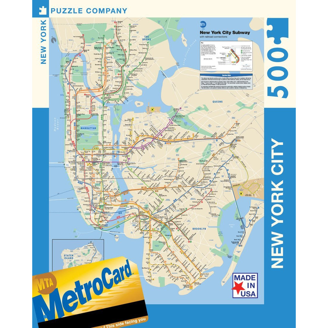 New York Subway Map Puzzle – BFF Here