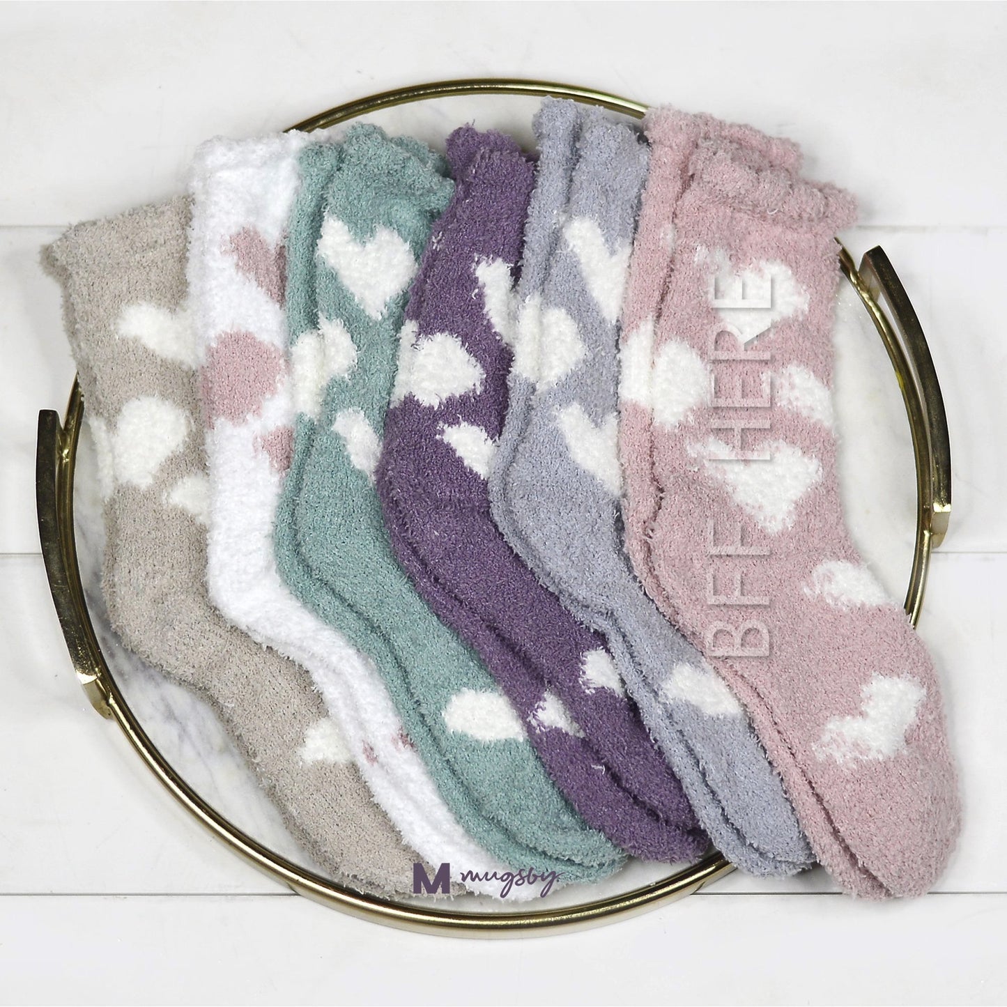 Heart Spa Socks - BFF Here