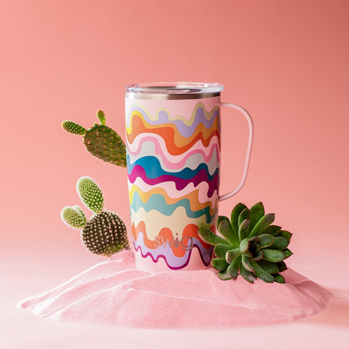 Sand Art Travel Mug (22oz) by Swig Life - BFF Here