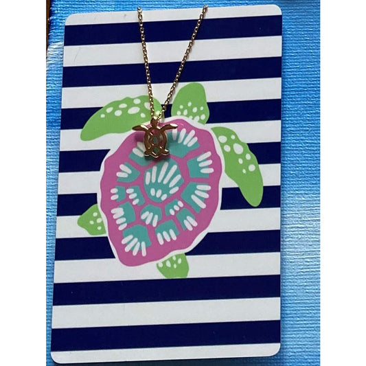 Turtle Necklace Card - BFF Here