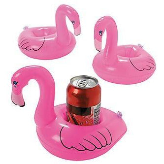 Inflatable Floating Flamingo Coaster - BFF Here