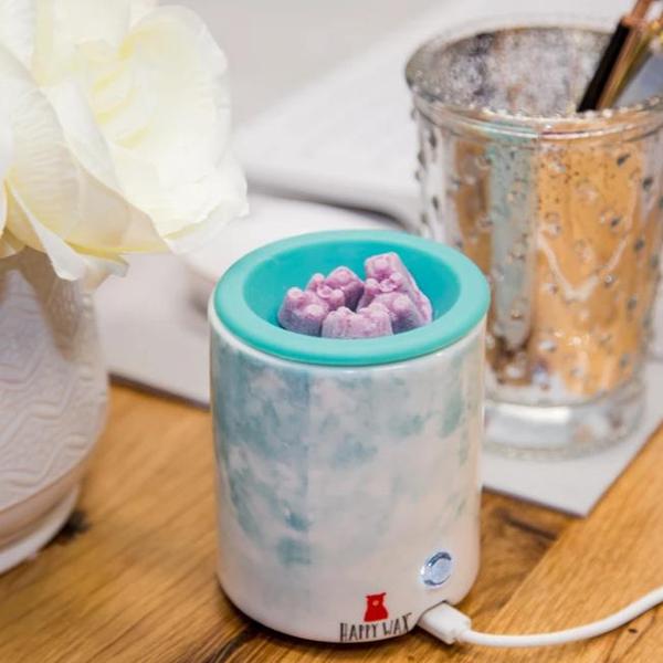 Happy Wax USB Warmer  -- Watercolor - BFF Here