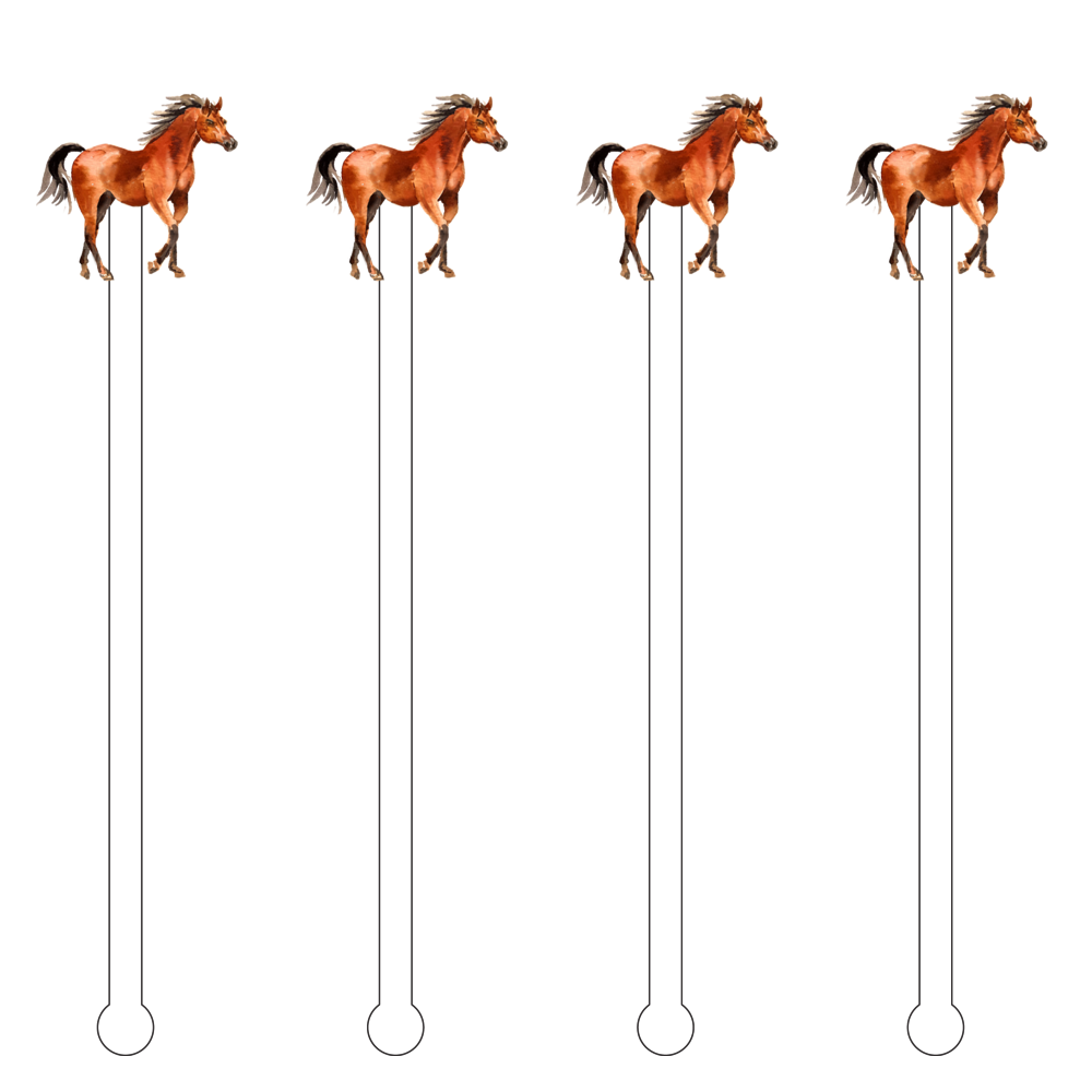 Prancing Horse Stir Sticks - BFF Here